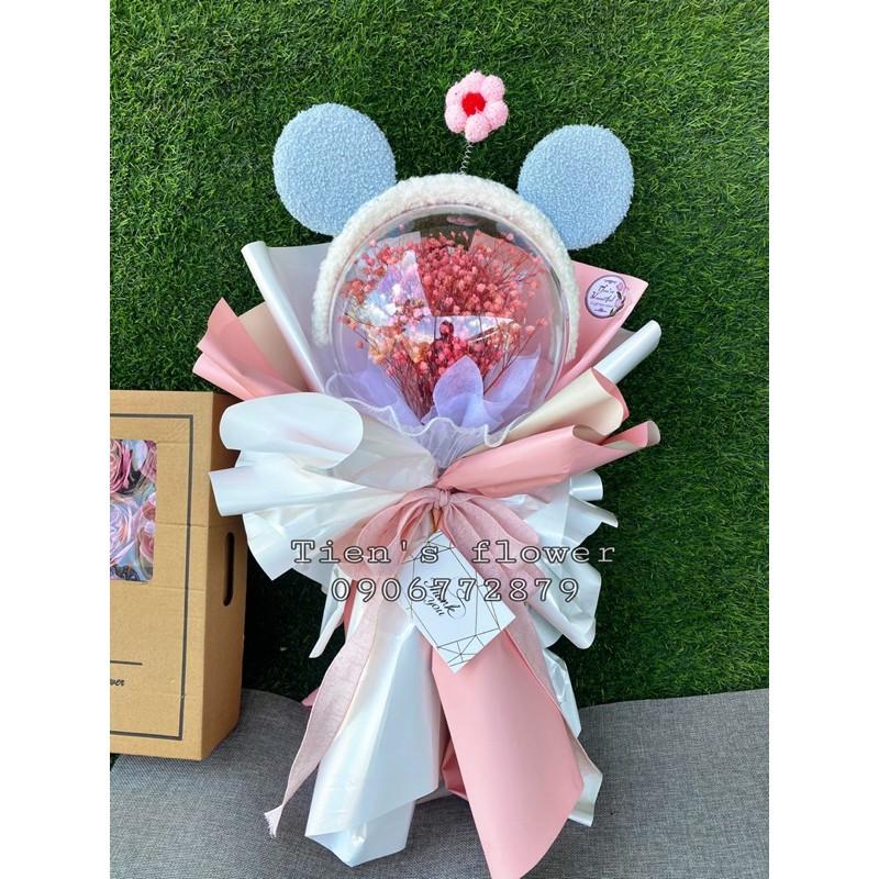 Bóng cài tai thỏ stella không xẹp dành tặng sinh nhật, trang trí backdrop .