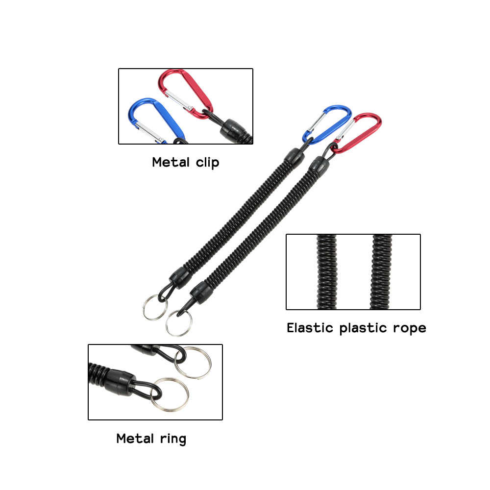 2 Dây Lò Xo Đàn Hồi Buộc Cần Câu Cá