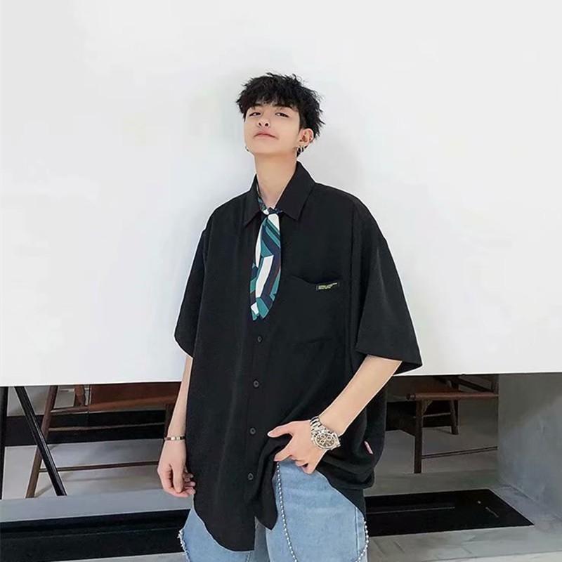Áo sơ mi ngắn tay thời trang cho nam