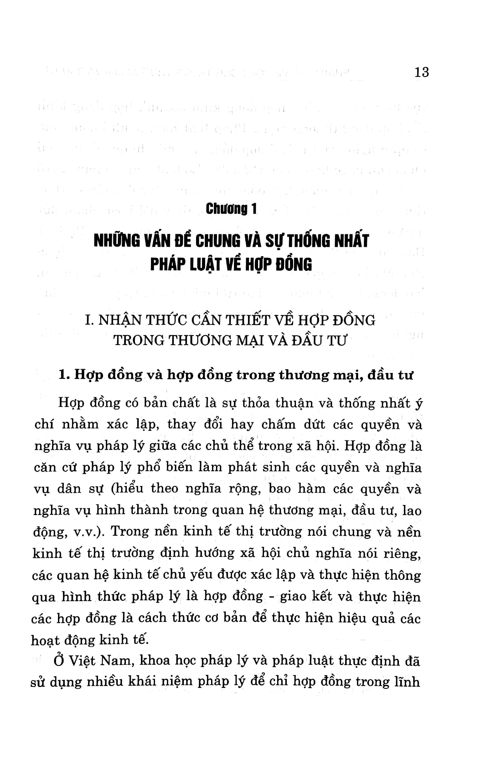 Pháp Luật Về Hợp Đồng Trong Thương Mại Và Đầu Tư Những Vấn Đề Pháp Lý Cơ Bản