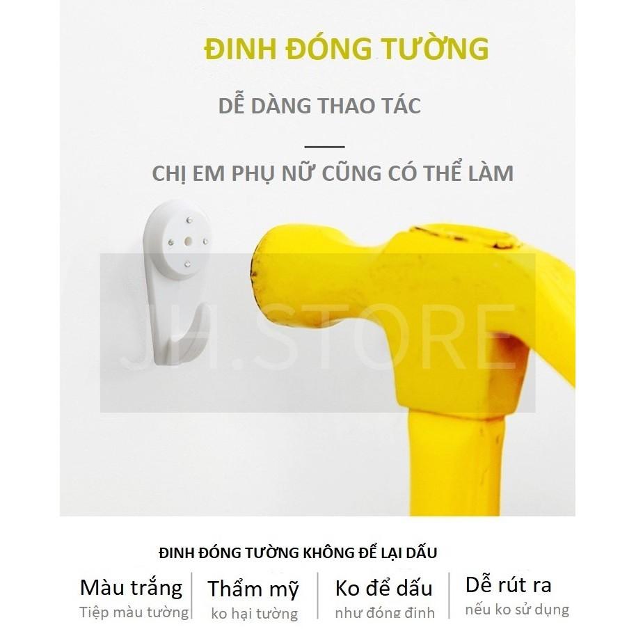 Đinh 4 chân có móc đóng tường tiện dụngkhông khoantreo khung ảnhTreo đồ trang trí