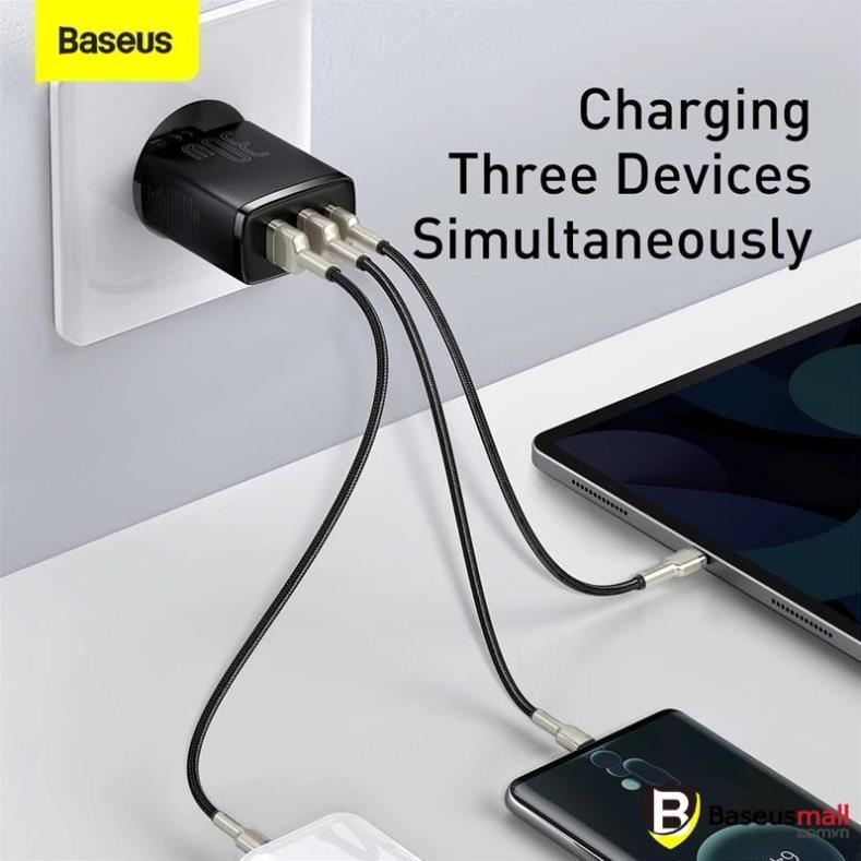 Baseus -BaseusMall VN Cốc sạc nhanh siêu nhỏ gọn Baseus Compact Quick Charger 30W (Hàng chính hãng)