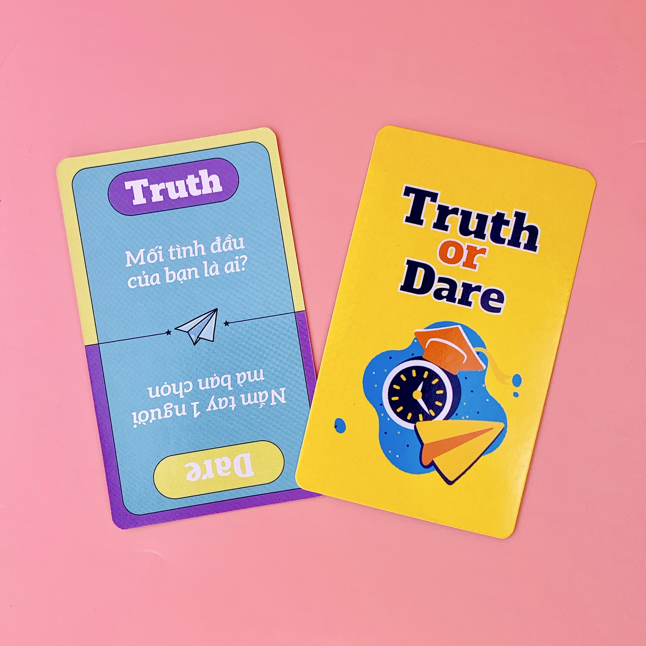 Bộ bài Truth or Dare Thách Hay Thật Học Đường Cho Nhóm Bạn Tưng Bừng Trong Bữa Tiệc