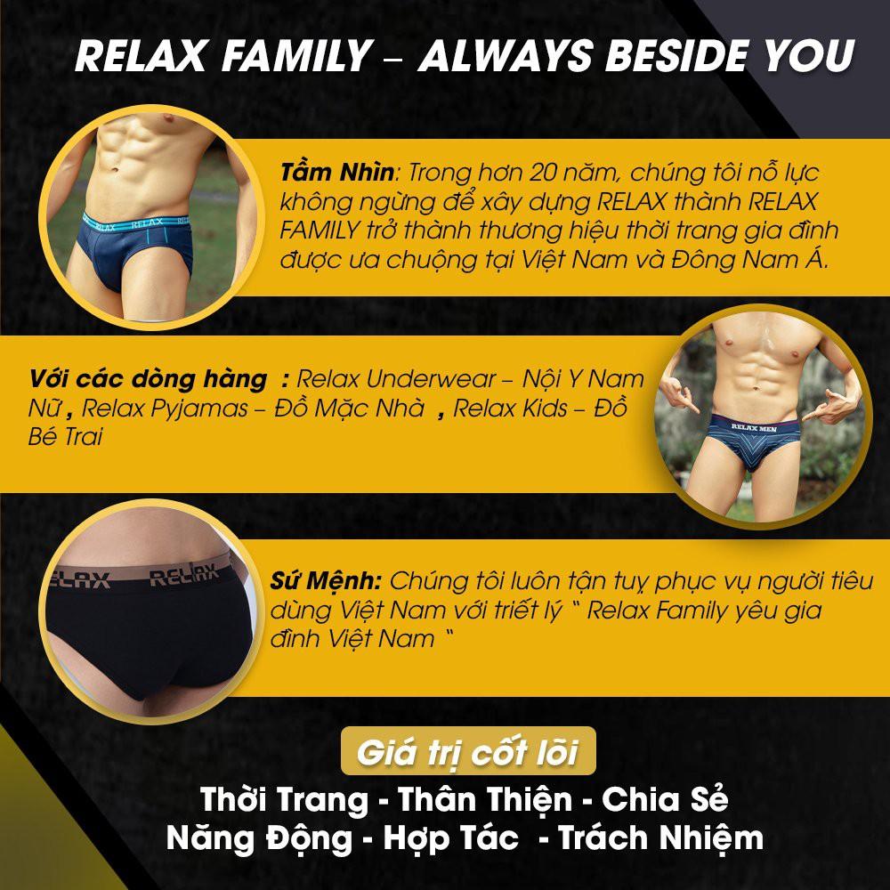 Quần lót nam boxer RLTK056 quần sịp nam thoáng mát mềm mại cao cấp, co giãn tốt, ôm gọn - RELAX