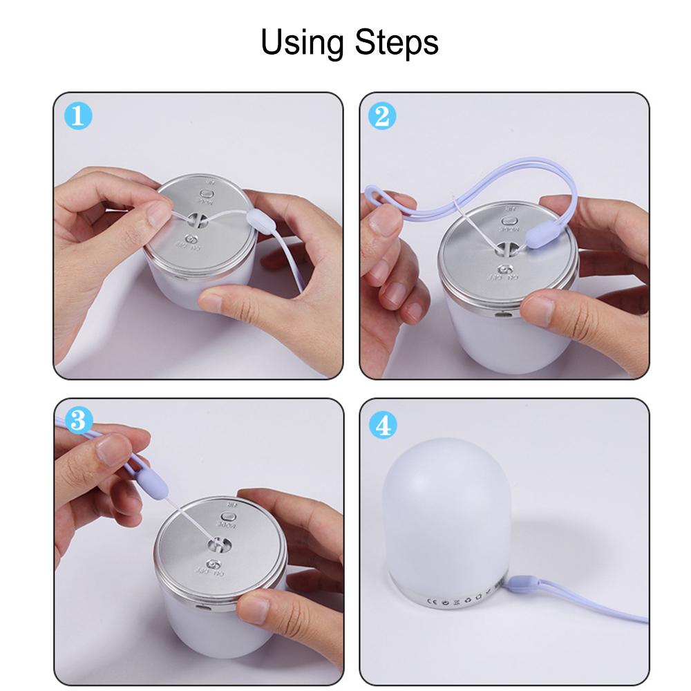 Đèn ngủ LED sạc USB, có thể điều khiển từ xa