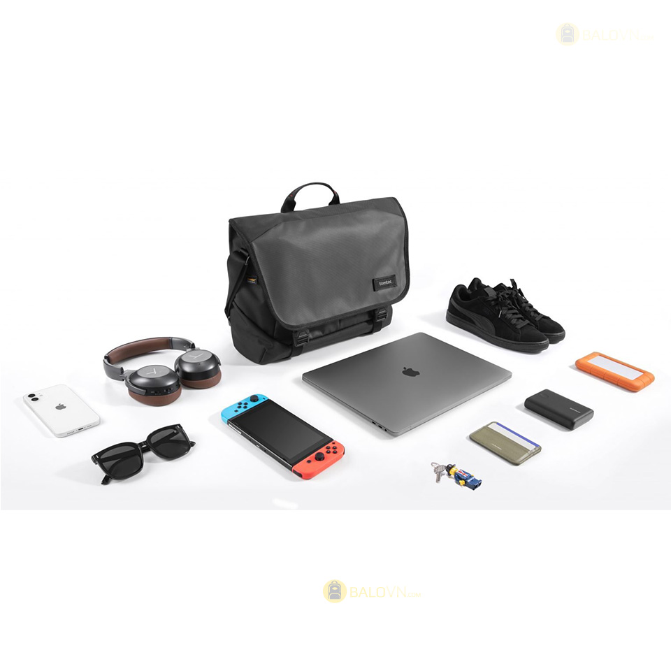 Túi đeo chéo Tomtoc H52-E02D01 Premium Messenger Bag Commuting Travel 16" Black