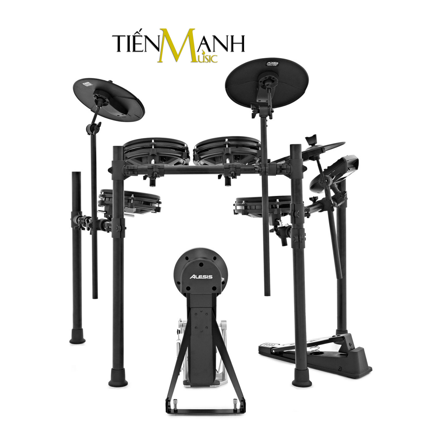 [Chính Hãng Mỹ] Bộ Trống điện tử Alesis Nitro Mesh 8-Piece Electronic Digital Drum Kit Hàng Chính Hãng Mỹ - Kèm Móng Gẩy DreamMaker