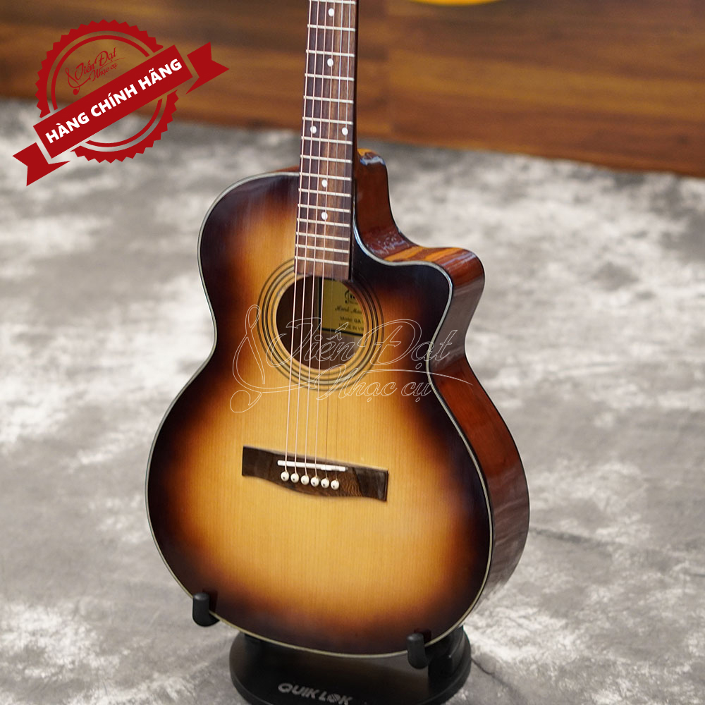 Đàn Guitar Acoustic Việt Nam GA-14HL Mặt Gỗ Thông Nguyên Tấm Cao Cấp