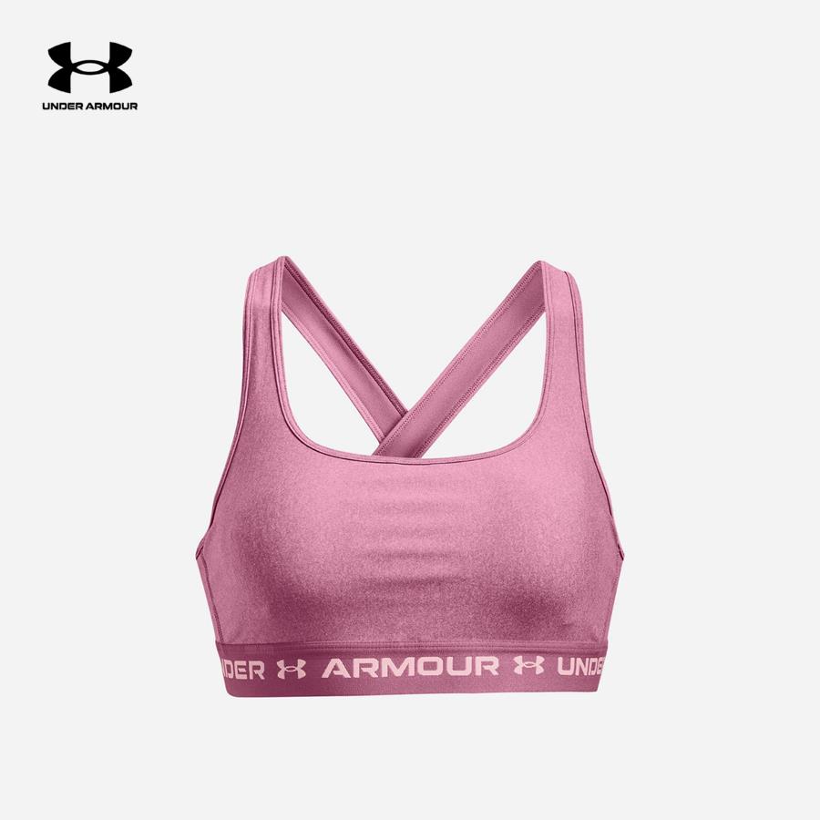 Áo bra thể thao nữ Under Armour Crossback Mid Hthr - 1361036-669