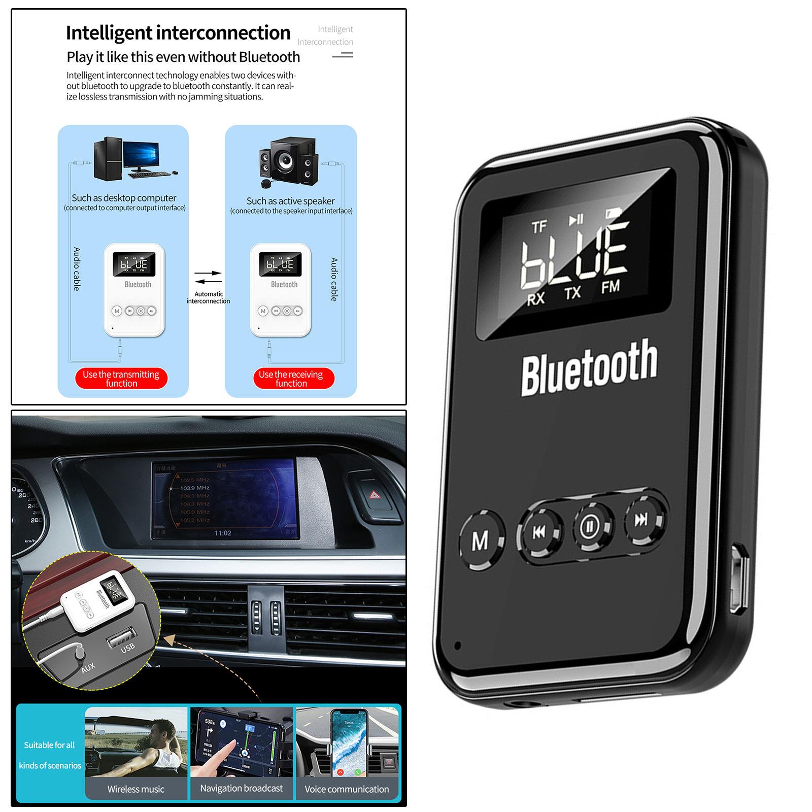 Bluetooth 5.0 Adapter Transmitter Receiver for TV PC FM Wireless Low Latency