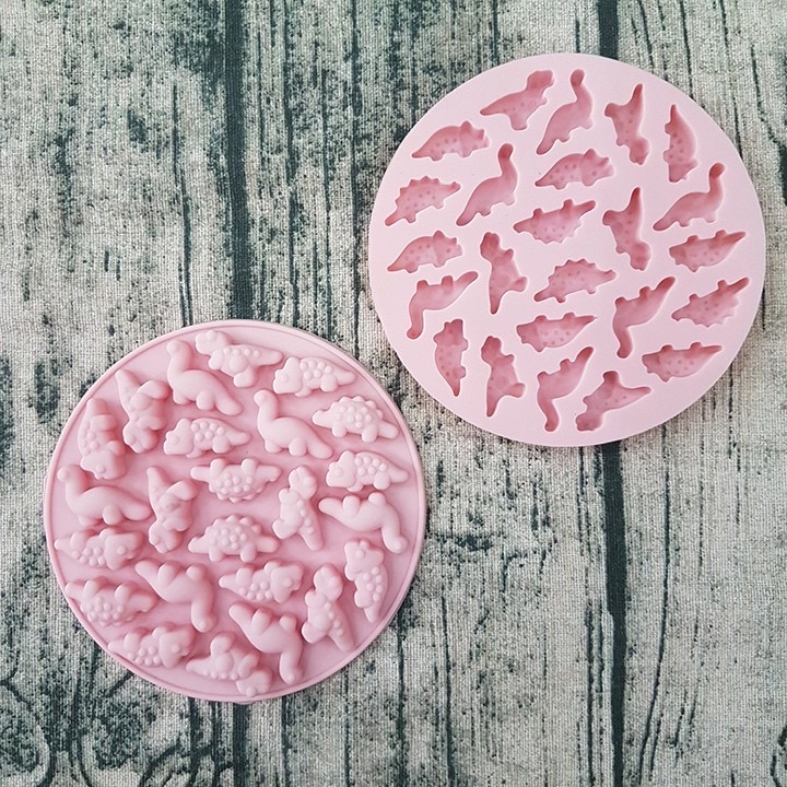 Khuôn silicon kẹo dẻo khủng long