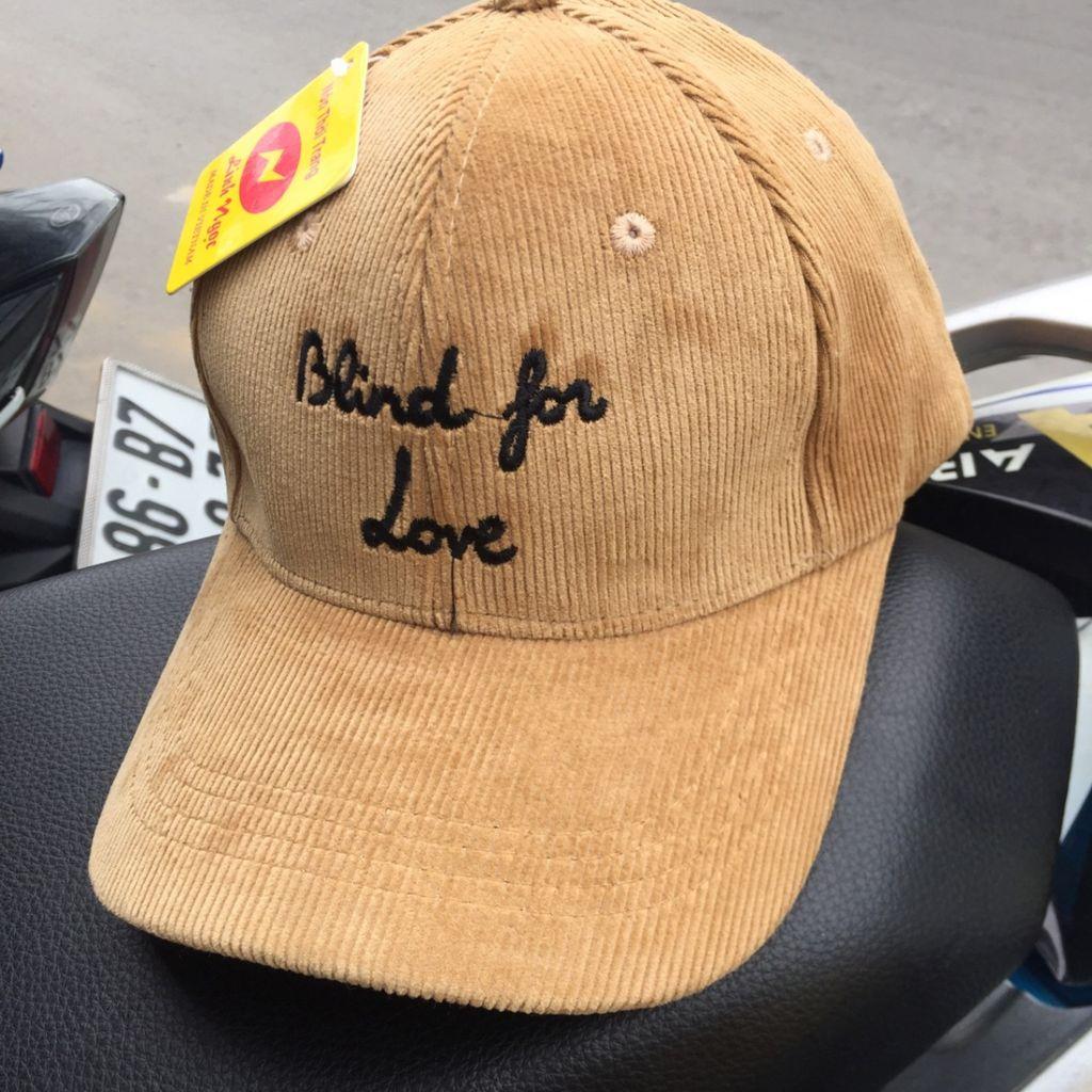 Nón Kết Nhung Blind For Love Cao cấp