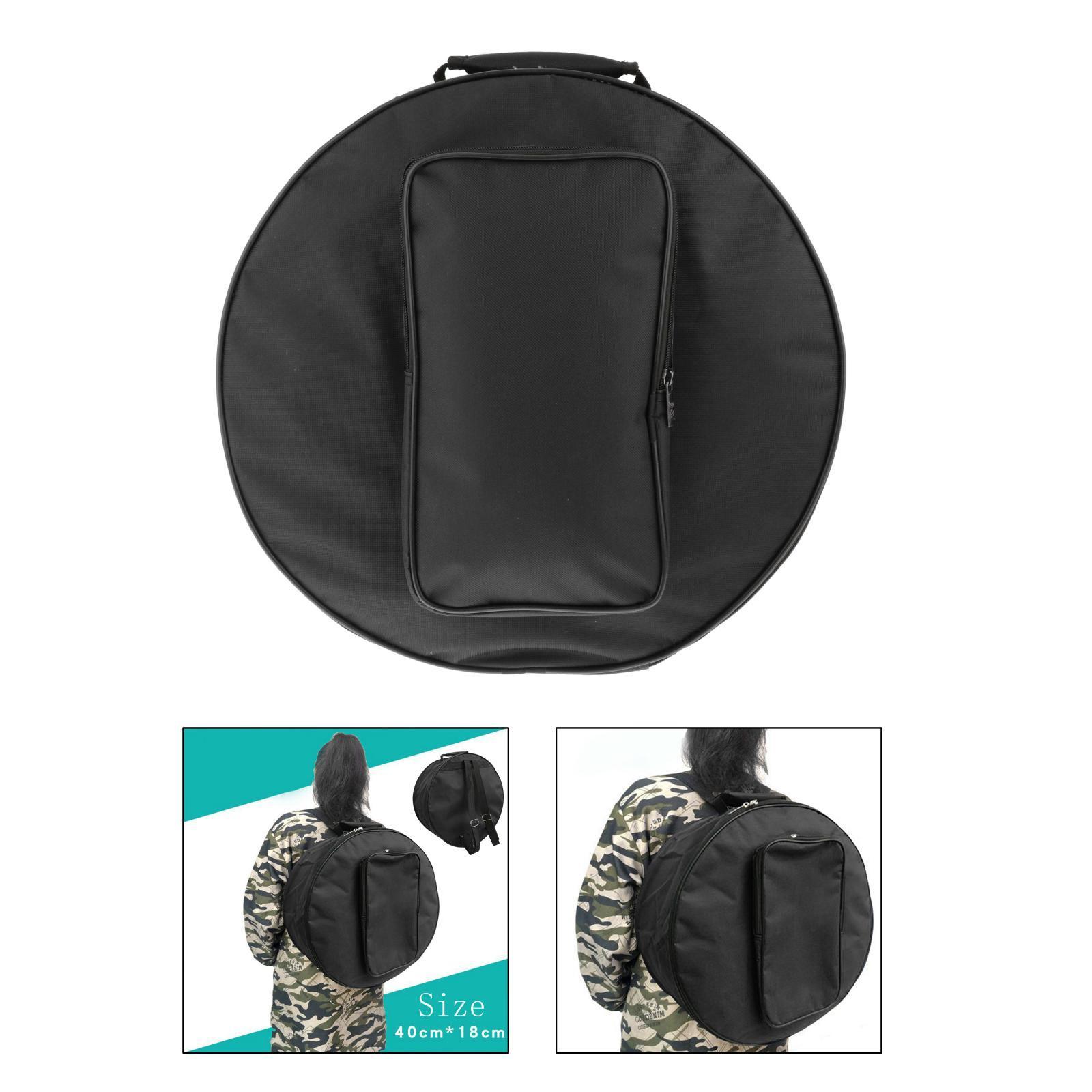 Snare Drum Bag Case Storage Bag with Shoulder Strap Outside Pockets