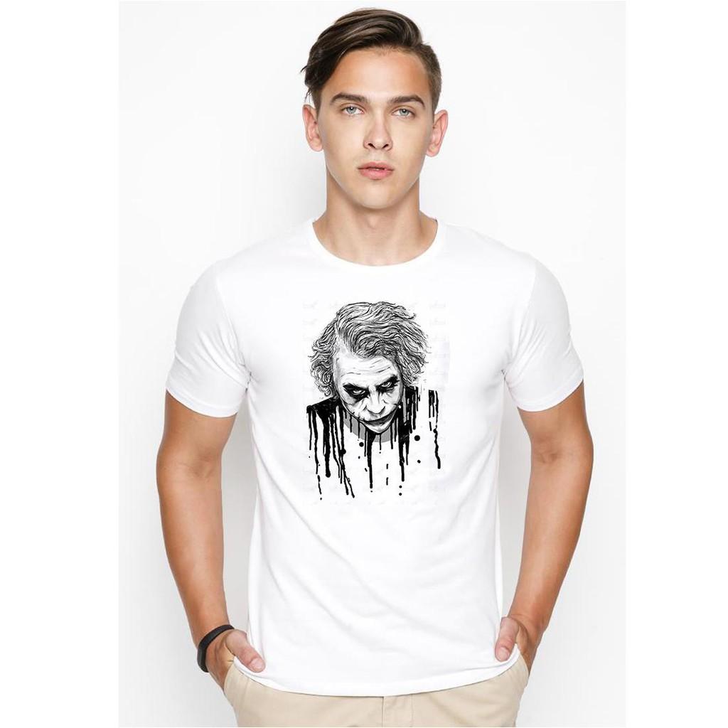 Áo thun nam in hình Joker cá tính phong cách vải dày mịn TEEWO513