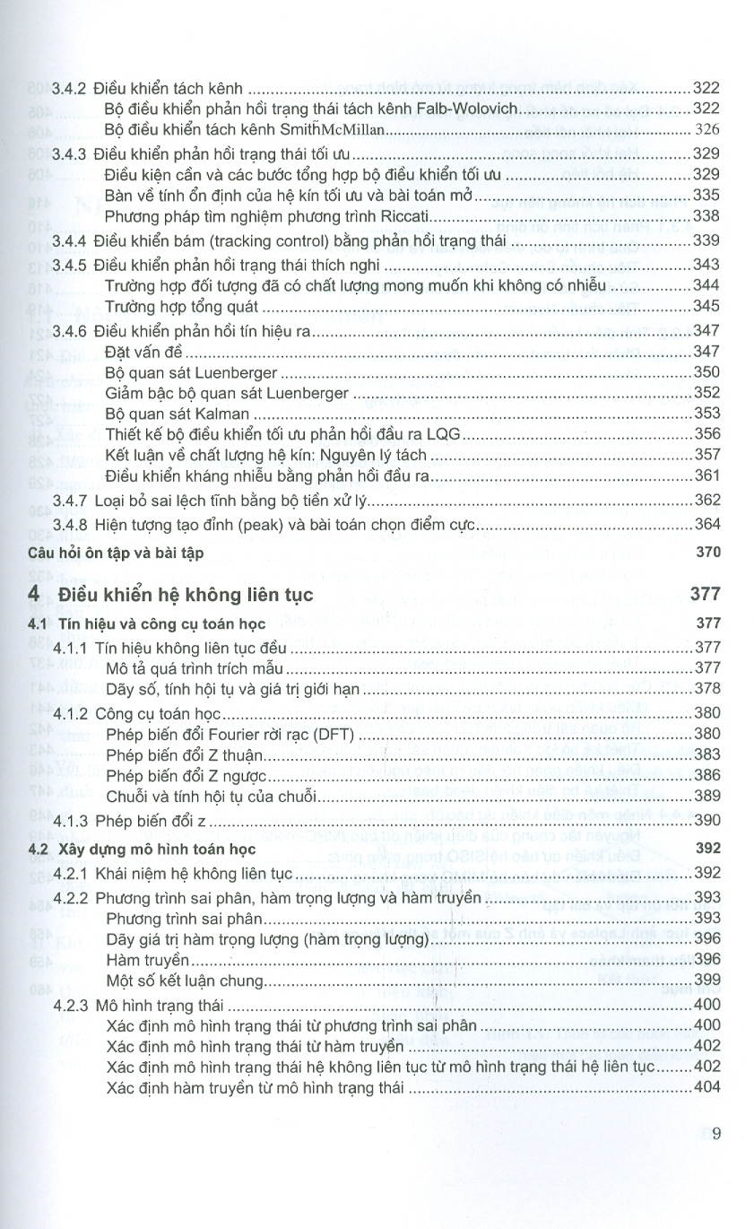 Cơ Sở Lý Thuyết Điều Khiển Tuyến Tính (Xuất bản lần thứ ba, có sửa chữa và bổ sung, năm 2023)