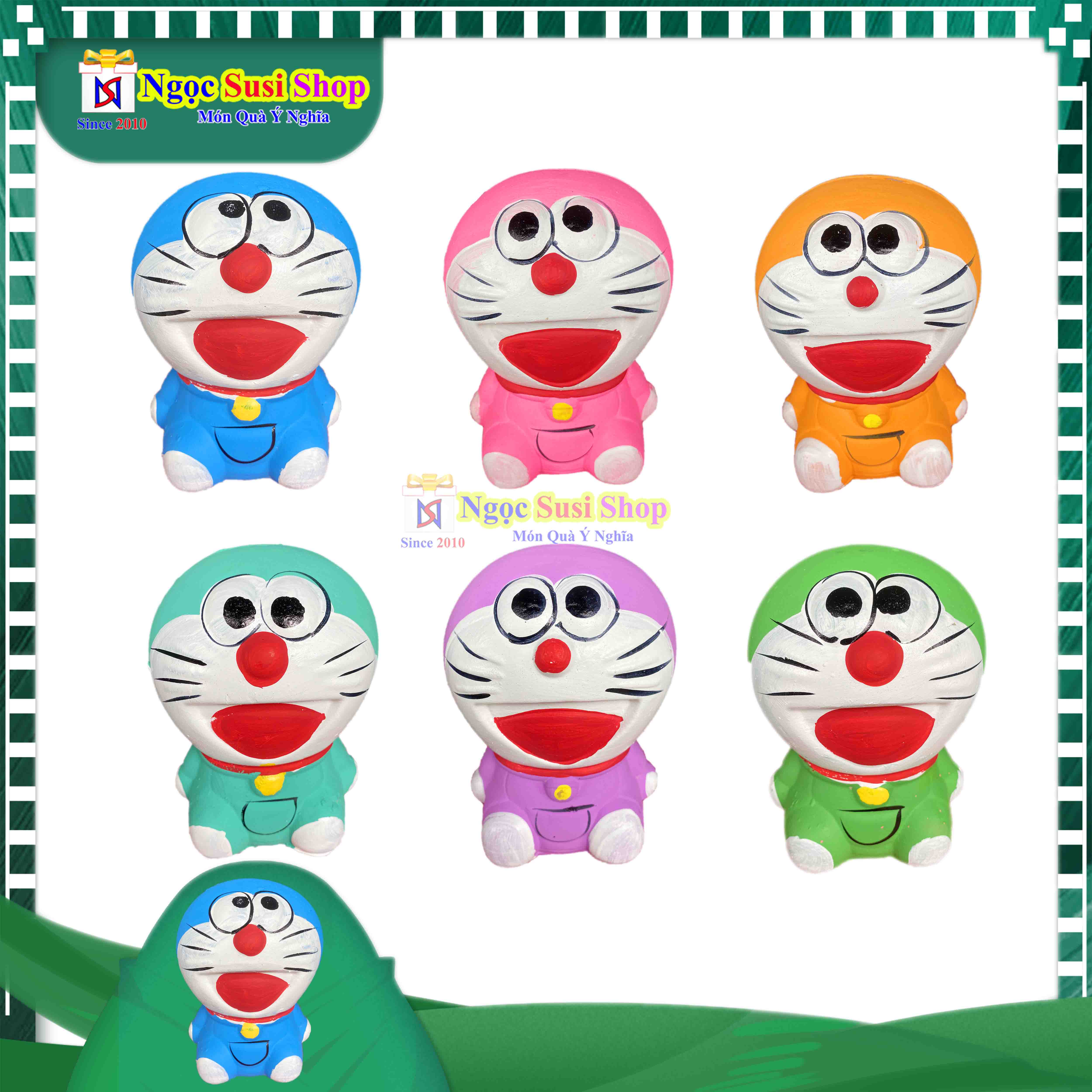 HEO ĐẤT DORAEMON DOREMON ĐÔRÊMON CHO BÉ ĐỂ DÀNH