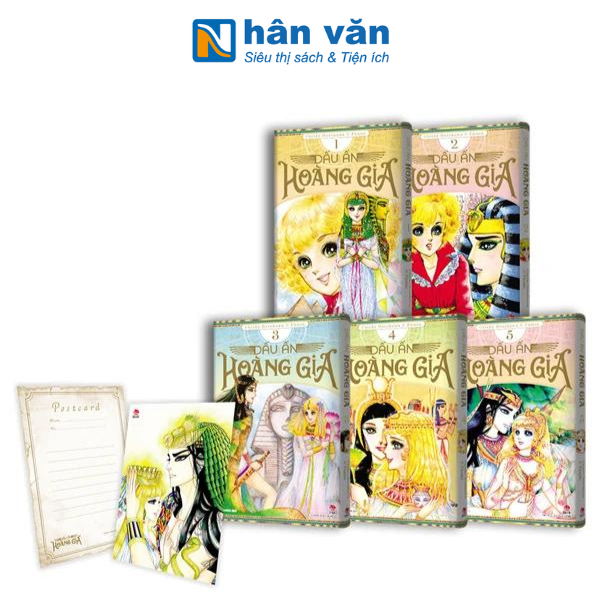 Combo Manga - Dấu Ấn Hoàng Gia: Tập 1 - 5 (Bộ 5 Tập) - Tặng Kèm Postcard