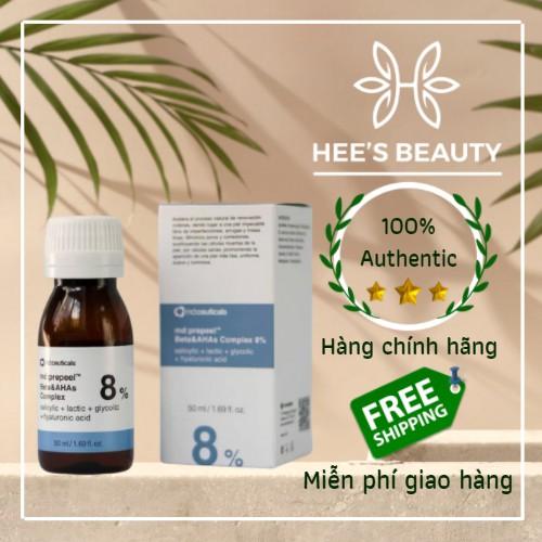 Peel Kiểm Soát Dầu &amp; Se Khít Lỗ Chân Lông Beta &amp; AHAs Complex 8% md:ceuticals