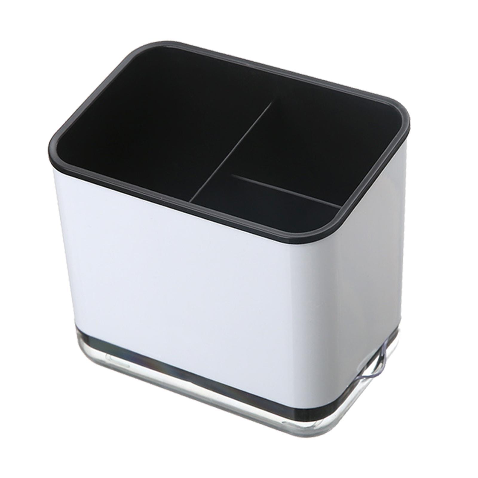 2pieces Cutlery Drainer Chopsticks Storage Tube Free Standing for Countertop