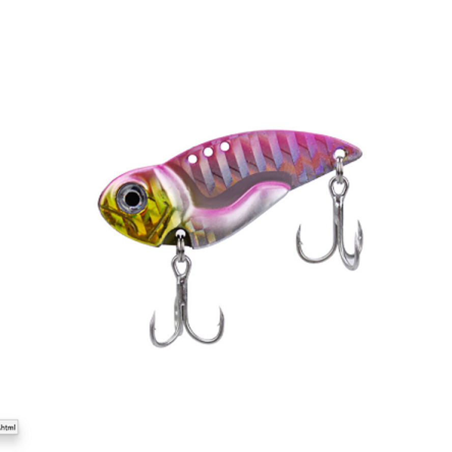 Mồi câu cá sắt Funny VIB lua cá lóc, trê, nheo 4.5cm 12gram/3.5cm 7.5gram màu ngẫu nhiên