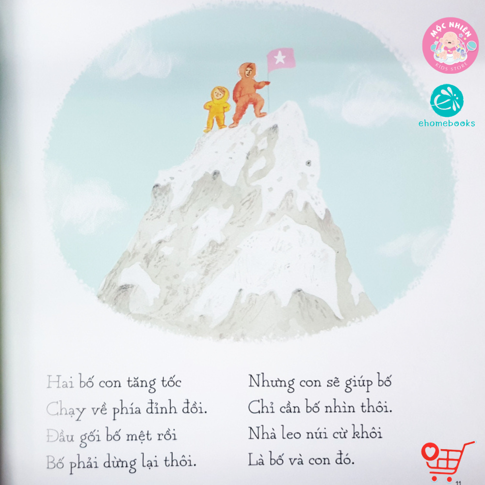 Sách tranh song ngữ - Bố và con gái - Ehomebooks