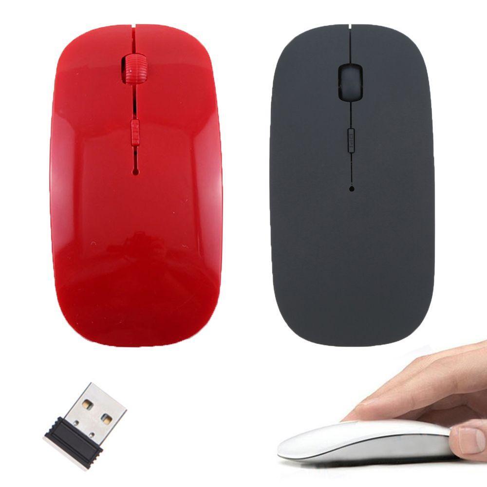 Chuột không dây siêu mỏng 1600 dpi cho PC laptop 2.4g / nhiều màu sắc tùy chọn