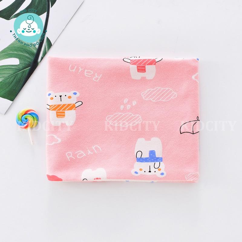 Khăn Ống Cotton Đa Năng Pha Nhung Siêu Mềm Mịn Thời Trang Cho Bé