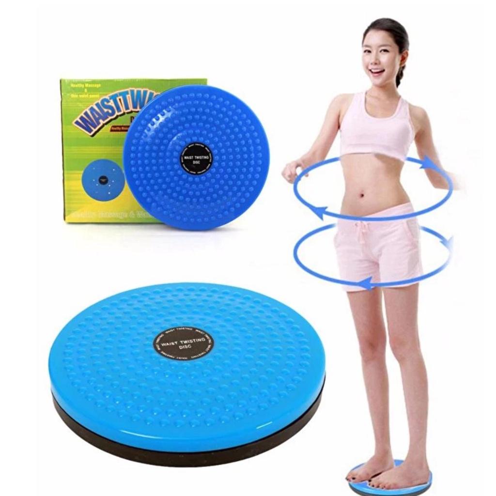 Đĩa xoay eo tập thể dục 360 độ, bàn xoay tập cơ bụng eo thon giảm cân tại nhà phòng gym có hạt massage