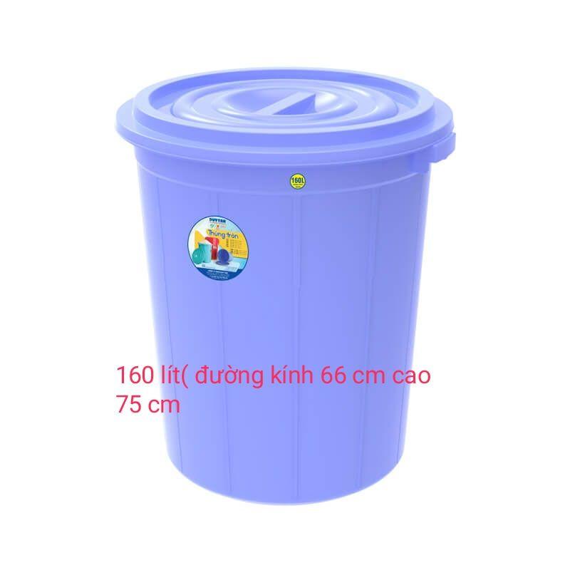 thùng nhựa tròn 220 lít,160 lít,120 lít Duy tân