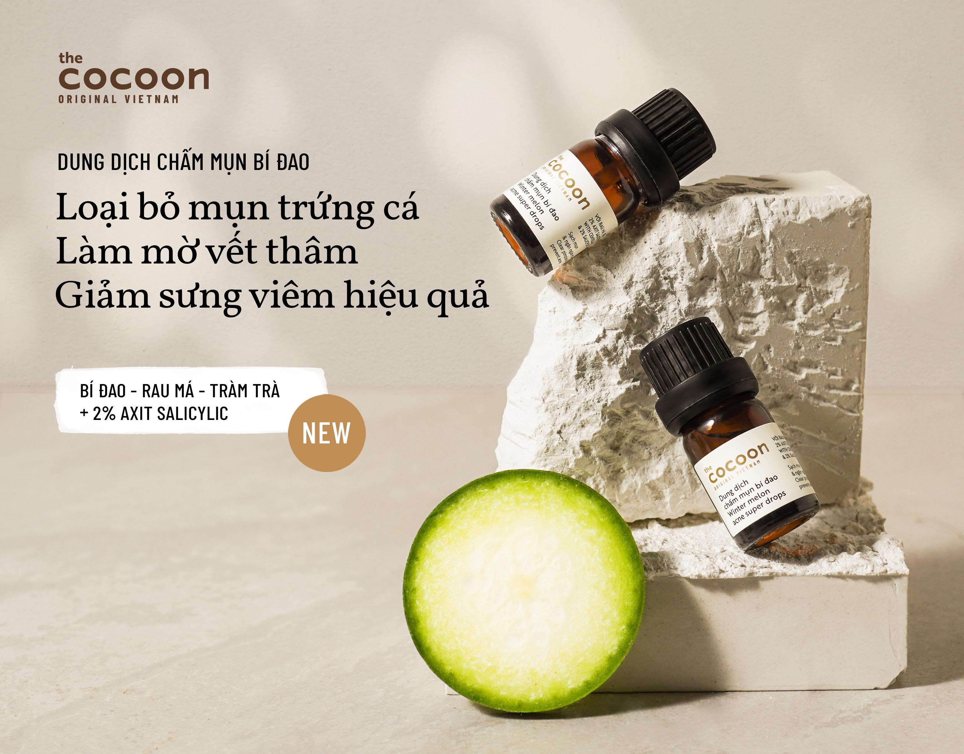 Dung Dịch Chấm Mụn Cocoon Chiết Xuất Bí Đao 5ml