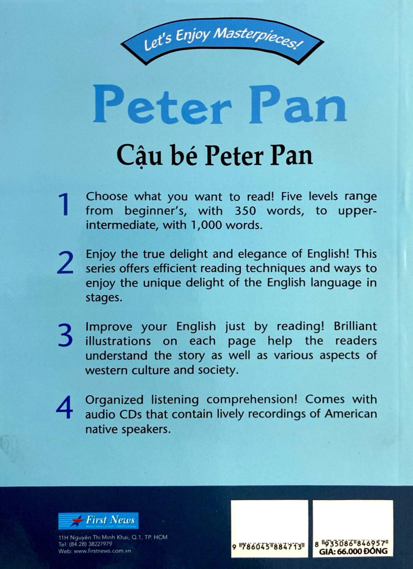 Happy Reader - Cậu Bé Peter Pan + 1Cd (Tái Bản)