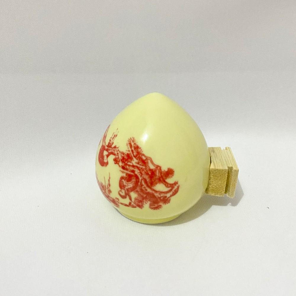 Cóng chim họa mi, chim khuớu chất liệu gốm sứ cao cấp họa tiết siêu đẹp - Combo 3 cóng sứ khướu, chim họa mi
