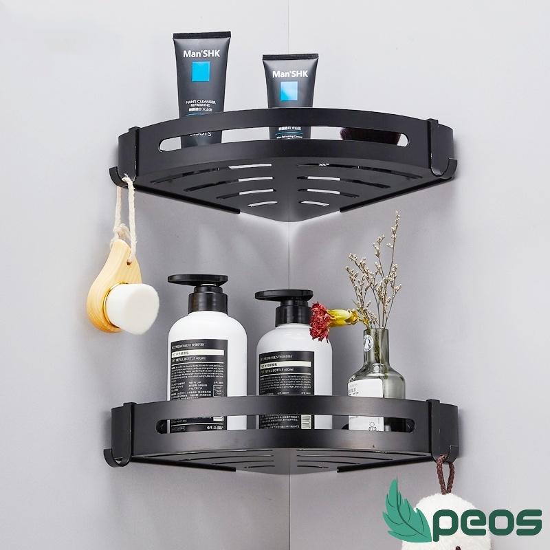 Combo 2 Kệ Góc Nhà Tắm Dán Tường, Phong Cách Bắc Âu Cực Kì Tiện Dụng