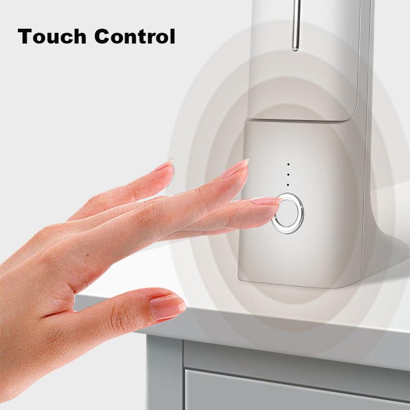Bảo vệ mắt gấp Điều khiển cảm ứng Đèn LED để bàn có thể điều chỉnh độ sáng
