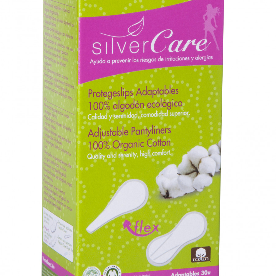 Băng vệ sinh hữu cơ hàng ngày Flex Pantyliner Silvercare (30 miếng)