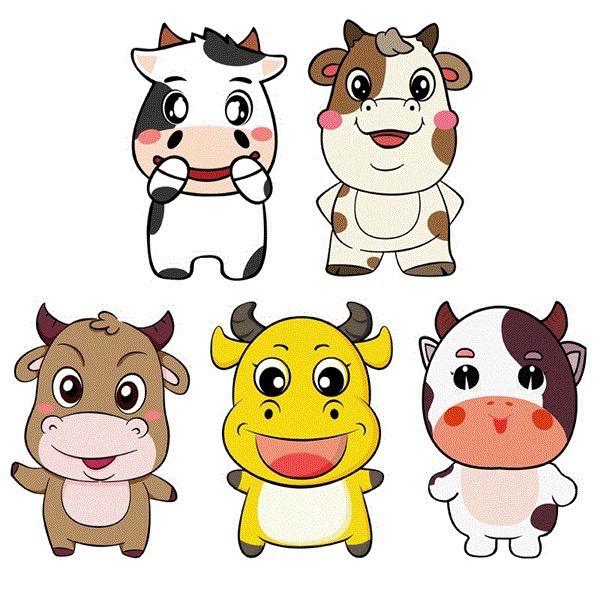 Bao lì xì 2021 tân sửu trâu vàng hoạt hình ChiBi đủ mẫu