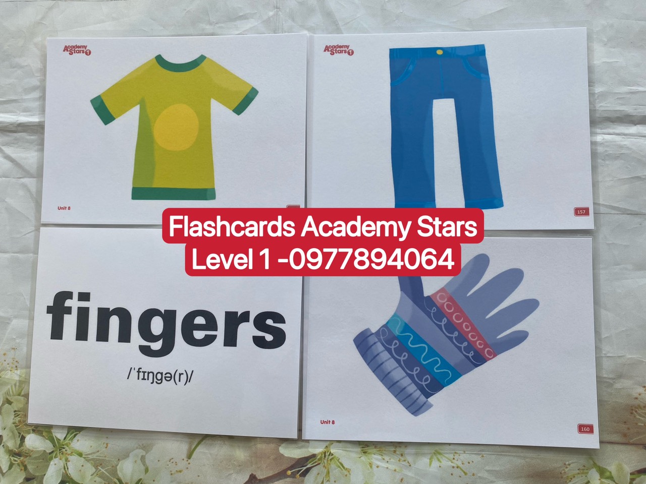 Flashcard ACADEMY STARS 1 (Size A5 ép plastics)