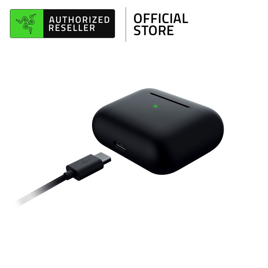 Razer Hammerhead True Wireless 2021 Tai nghe nhét tai không dây có độ trễ thấp với Razer Chroma RGB Hàng nhập khẩu