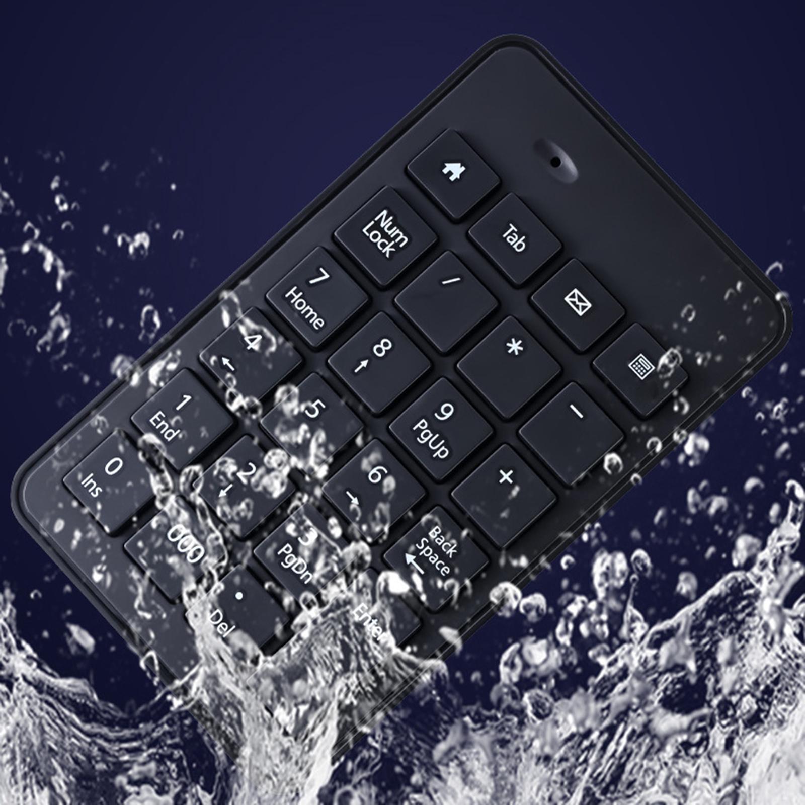 Non Slip Wireless Numeric Keypad 23Key Accounting for Computer Laptop PC