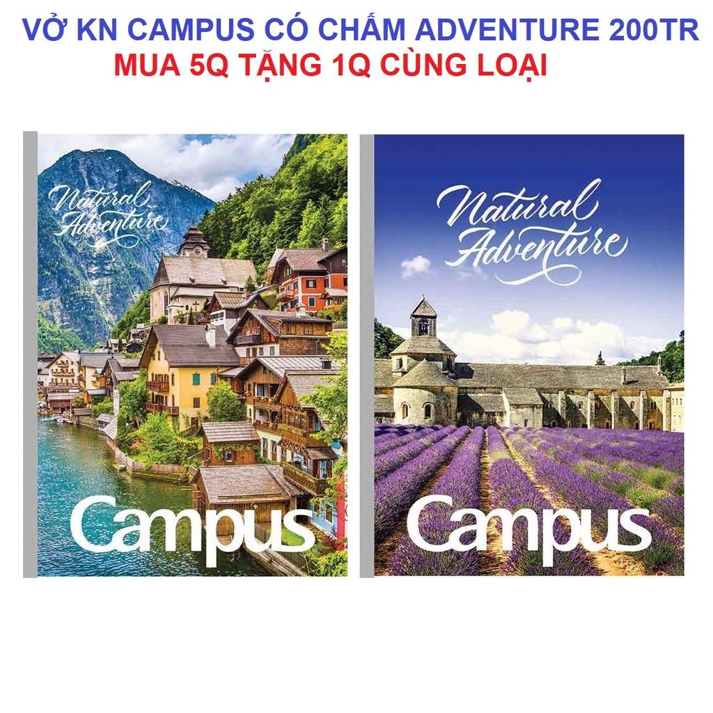 Vở KN Campus có chấm Adventure 200 trang - Mua 5 tặng 1