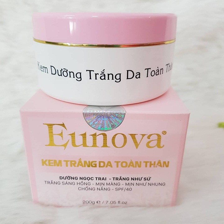 Kem Dưỡng Trắng Da Toàn Thân Eunova (Hộp Hồng)