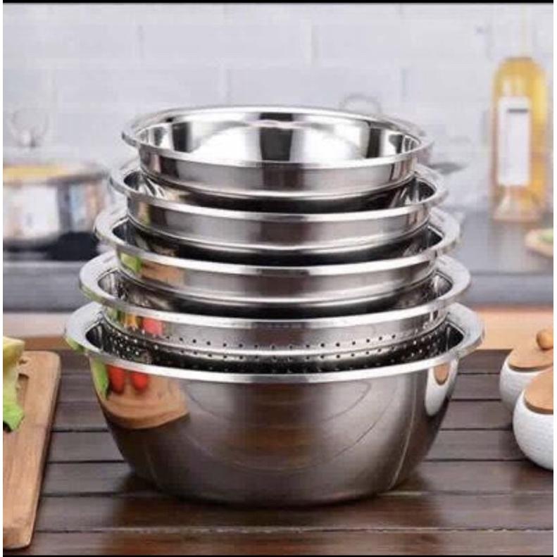 Bộ chậu rổ 5 chi tiết