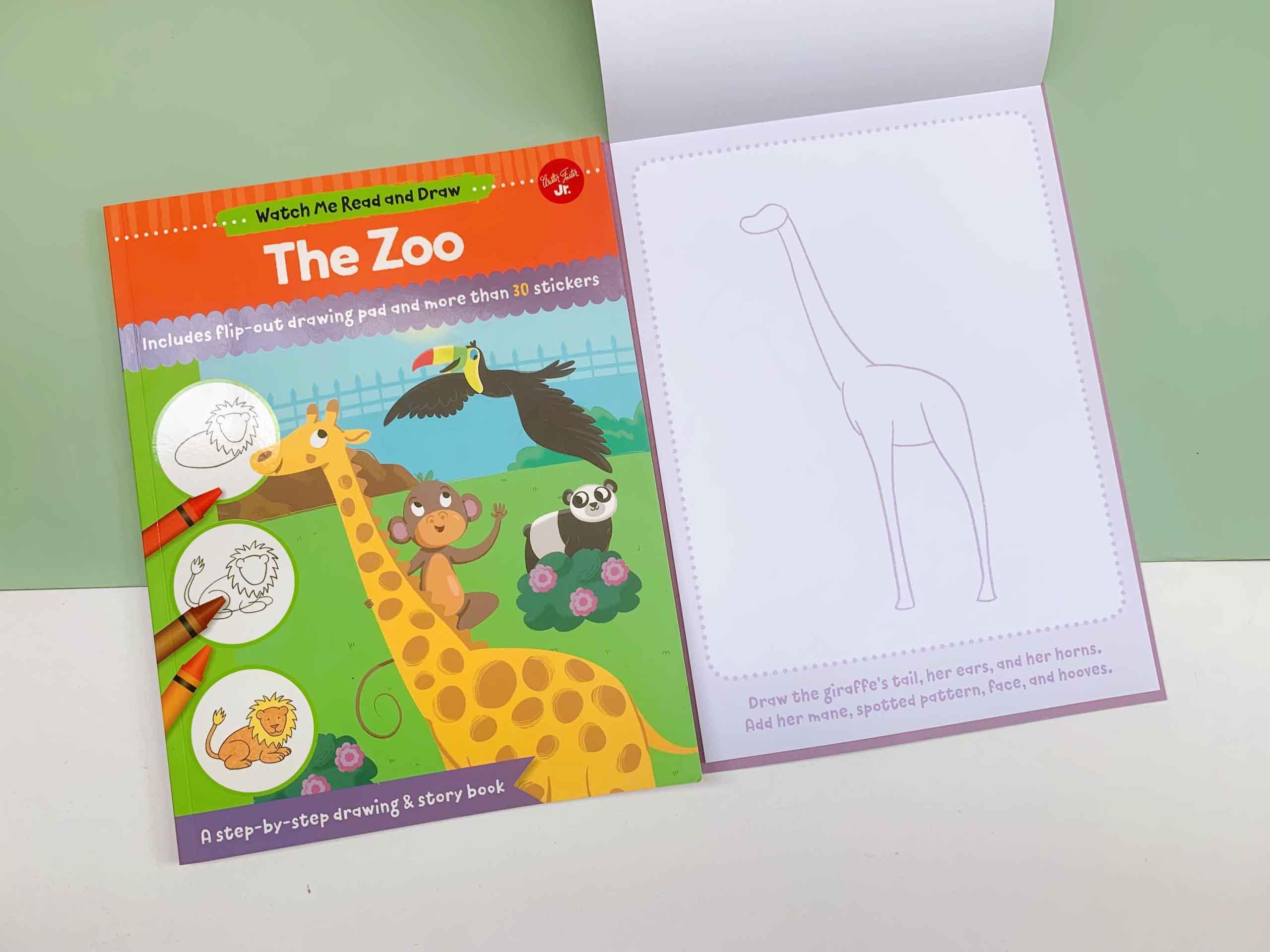 Watch Me Read and Draw: The Zoo : A step-by-step drawing &amp; story book