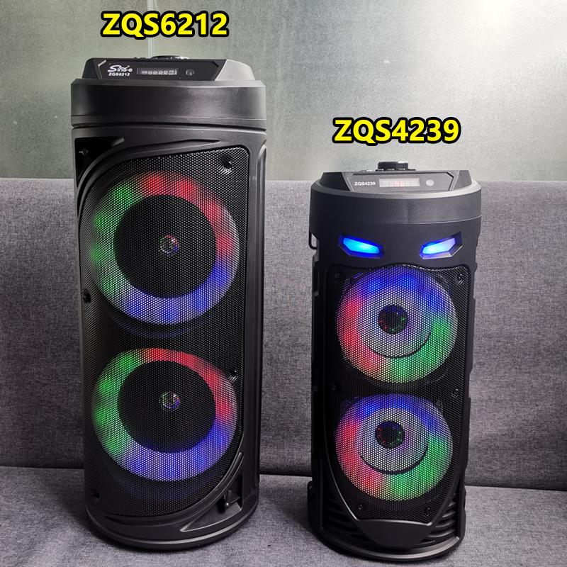 40W Công suất cao Di động loa Bluetooth Subwoor Subwoor LED LED LED LED LED loa với loa thẻ Aux FM điều khiển từ xa Color: 30W ZQS4239