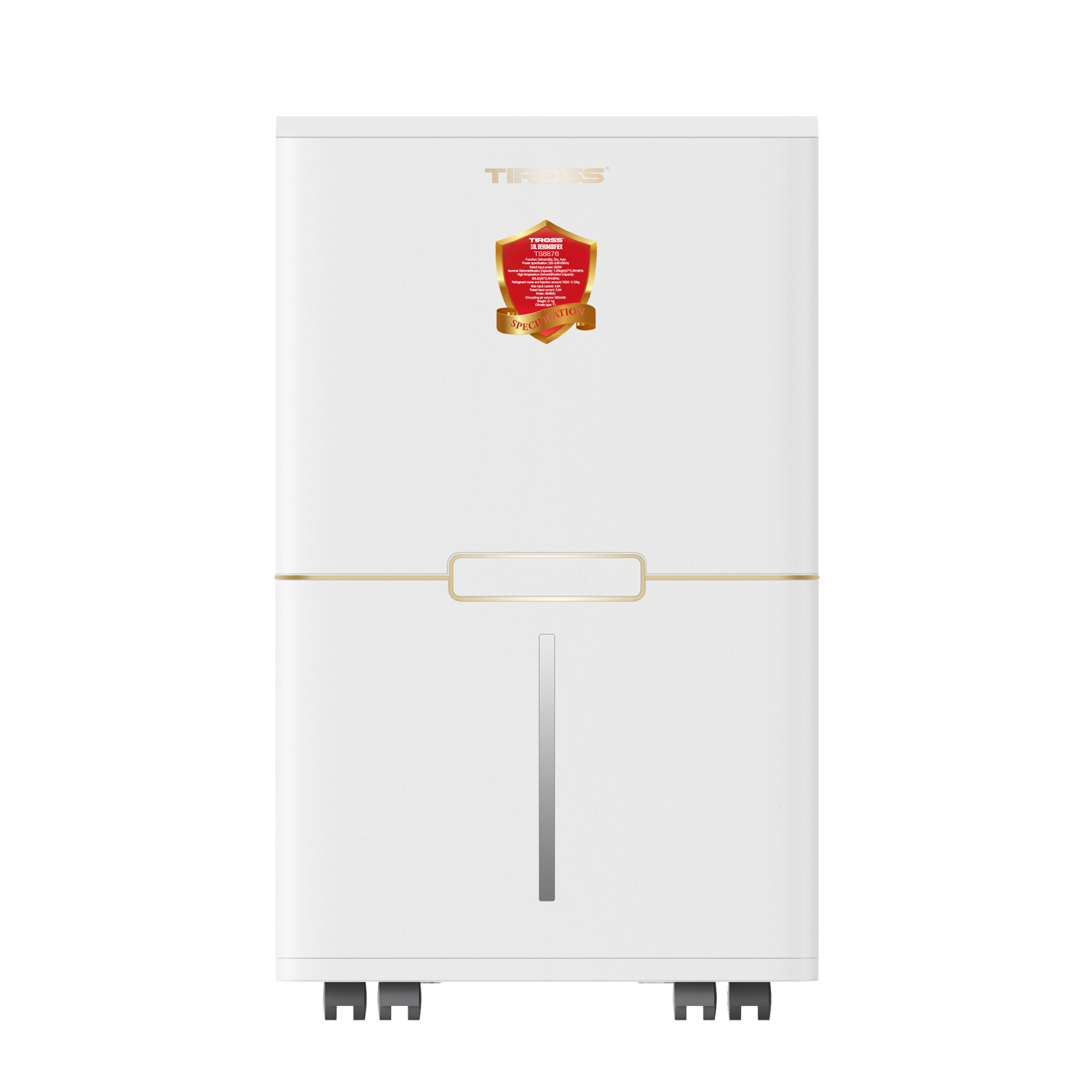 Máy hút ẩm kèm lọc không khí, tạo ẩm, sấy quần áo TIROSS 50L TS8876 - Hàng chính hãng
