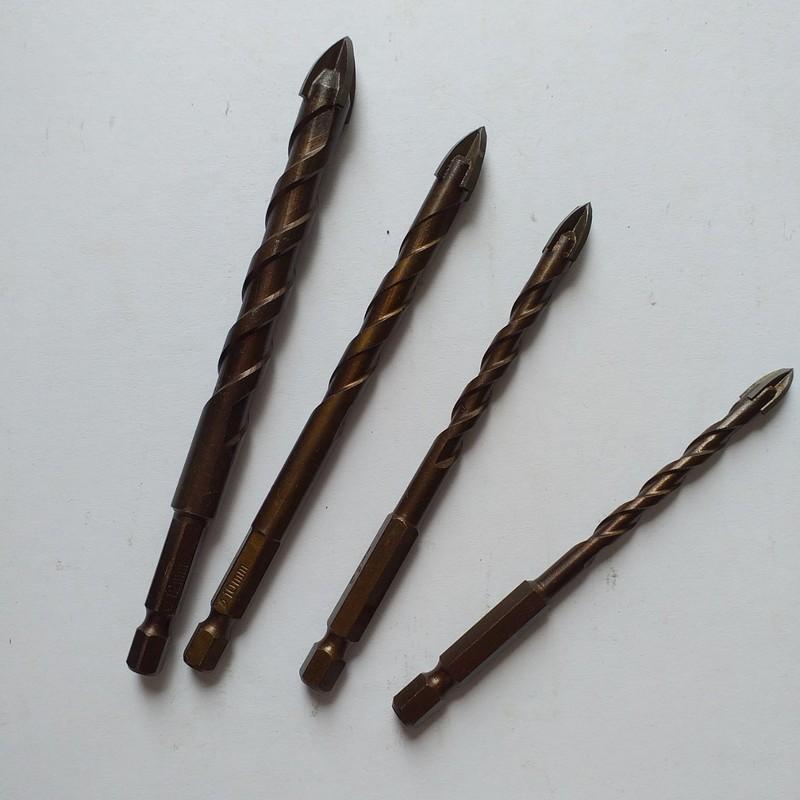 Bộ 4 Mũi khoan Gạch men, Thủy tinh, Đá hoa.