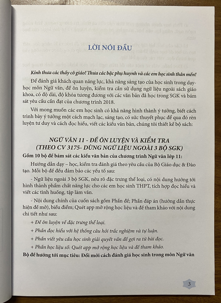 Ngữ văn 11 - Đề ôn luyện và kiểm tra