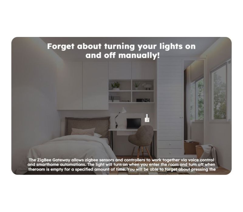 Trung tâm Gateway dùng kết nối thiết bị nhà thông minh hệ Zigbee loại USB