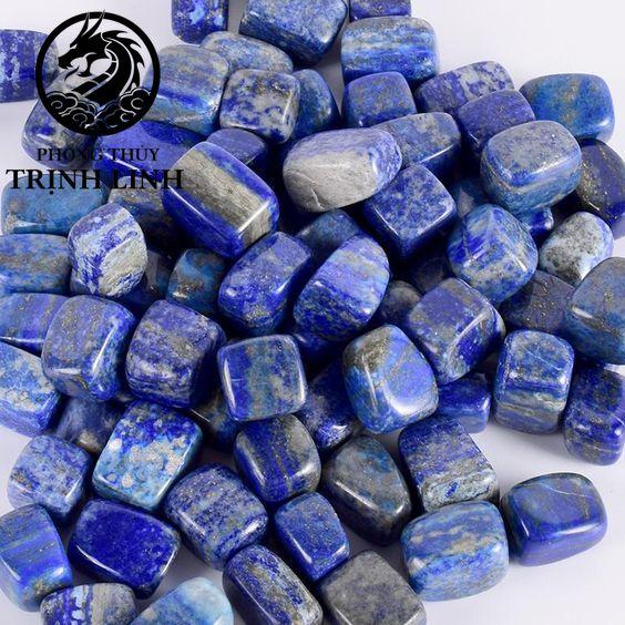 VIÊN ĐÁ VUÔNG LAPIS DÙNG TRONG THANH TẨY, THIỀN, YOGA, PHONG THỦY