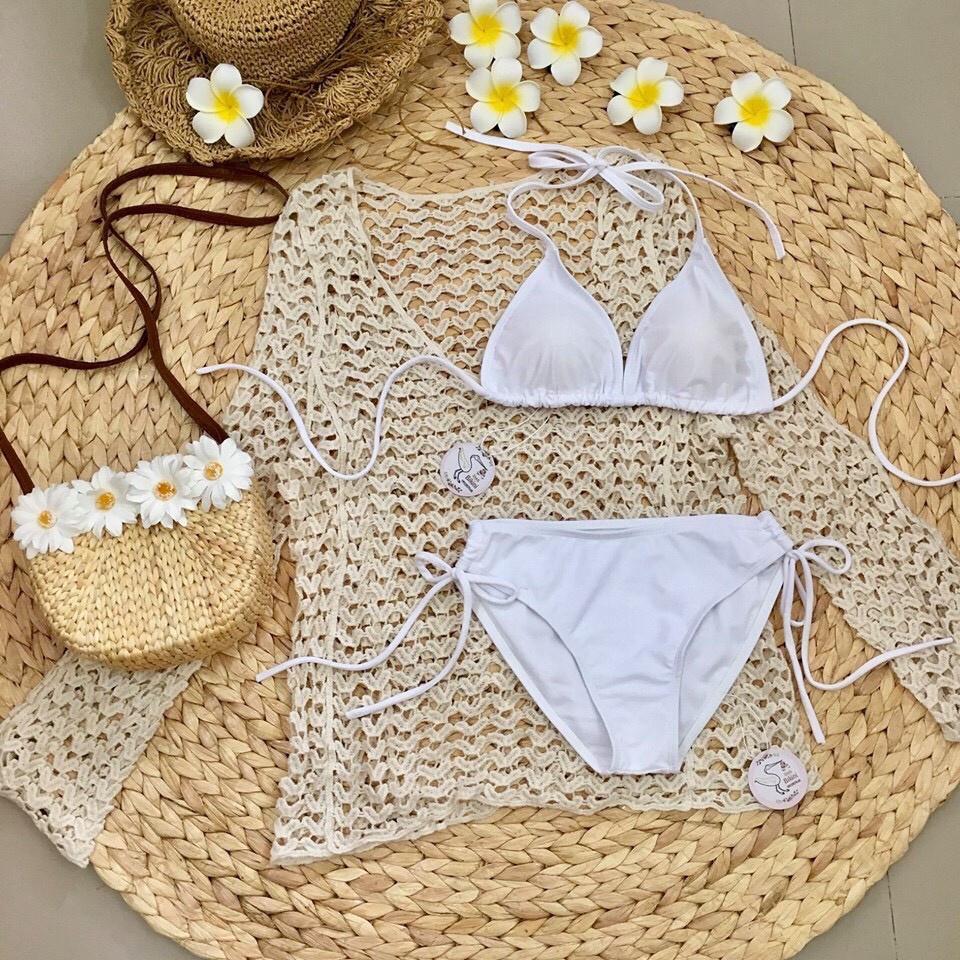 Bikini # Đồ Bơi Đi Biển Hai Mảnh Tam Giác Nhiều Màu Sexy HM-064